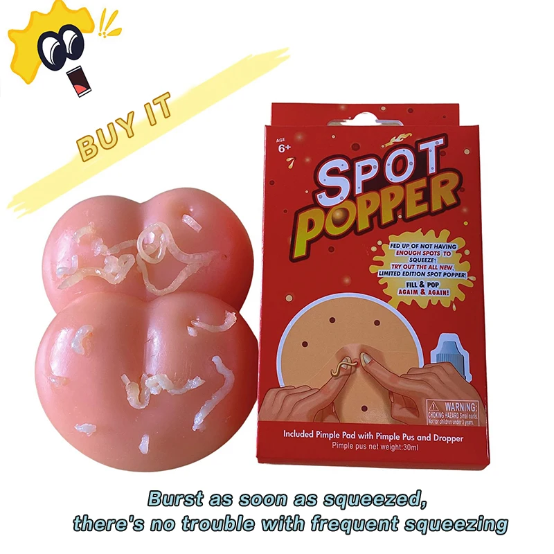 Core Toy Set Pressure Reducing and Squeezing Acne Squeezing Acne Toys Decompression Relief Stress Nose Toy