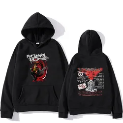 My Chemical Romance Hooded Sweatshirt For Men Women Long Sleeves Streetwear Hip Hop Comic Book Print Punk Grunge Style Hoodies