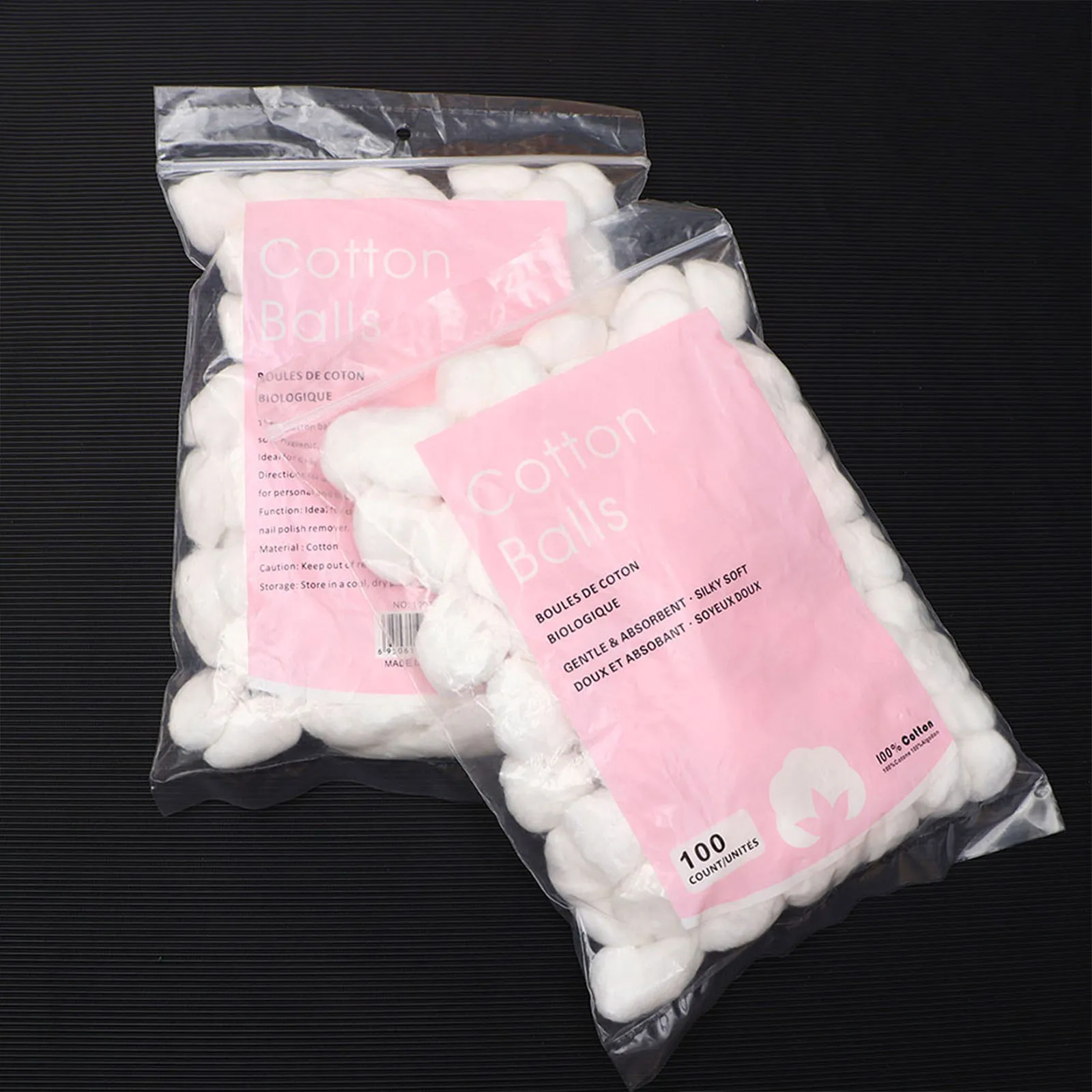 

400Pcs Makeup Remover Cotton Balls Non Sterile Absorbent Pure Cotton Salon Tattoo Supplies Tattoos Shop Supplies