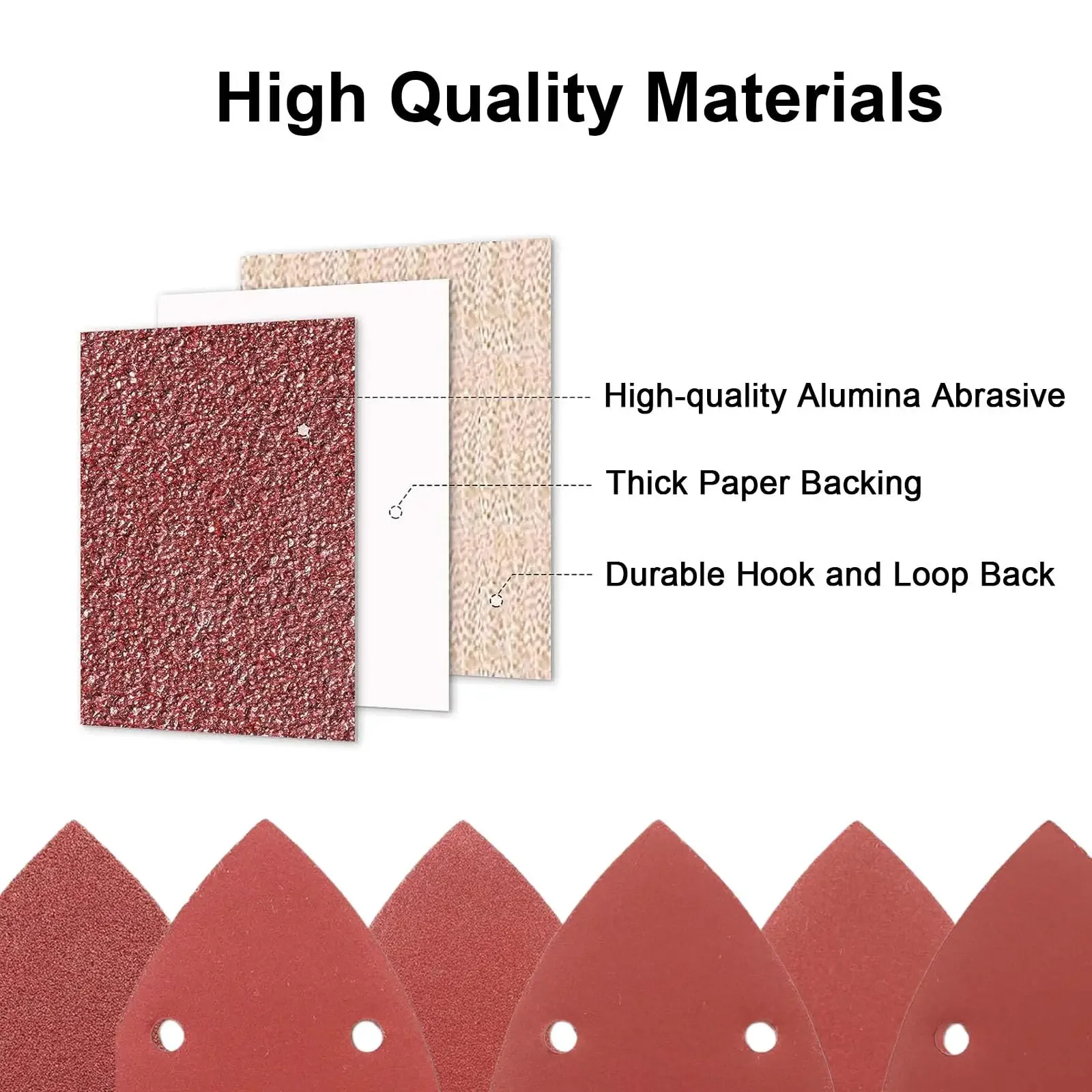 

22 Шт 98* 140 ММ Наждачная бумага для мыши с крючками и петлями, 5 отверстий с контактными площадками, Зернистость 40-240 для шлифовки мыши