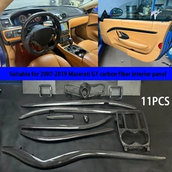 for Maserati GT 2007-2019 models, carbon fiber interior door panels, steering wheels, center consoles, interior modifications