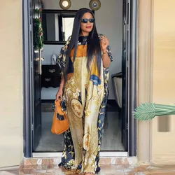 Abiti lunghi africani per le donne 2023 Rayon musulmano Maxi Femme Robe abiti tradizionali nigeriani moda estiva abaya Dubai Boubou