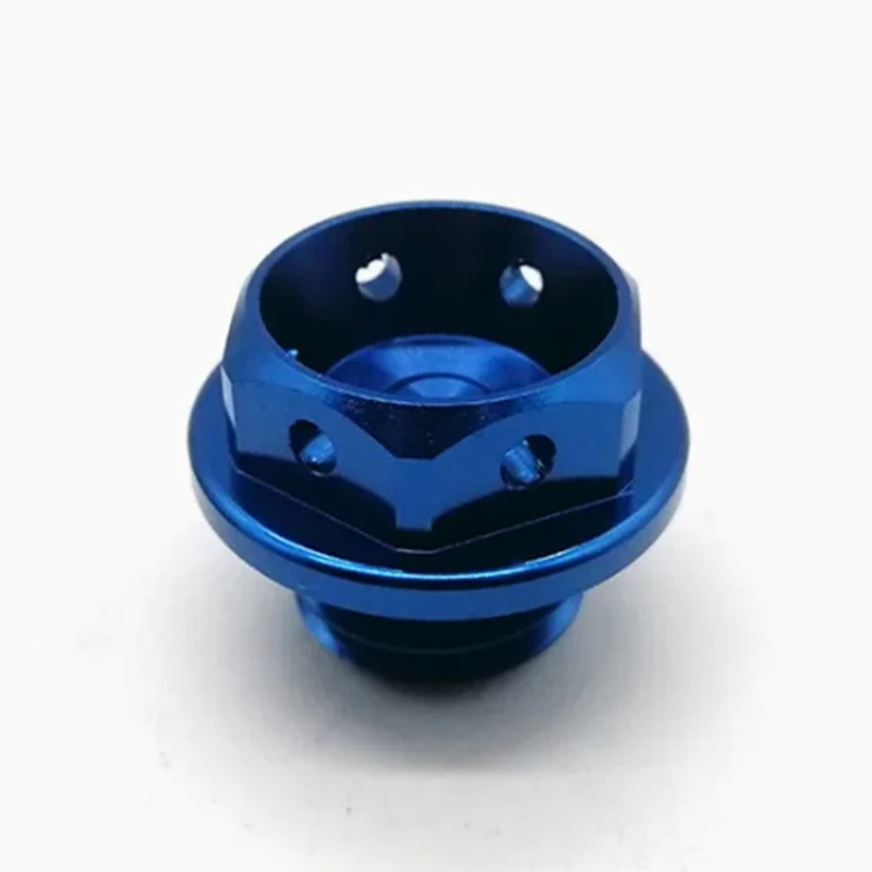 CNC machined anodized aluminum alloy decorative nuts Vehicle model modification accessories Protective cover