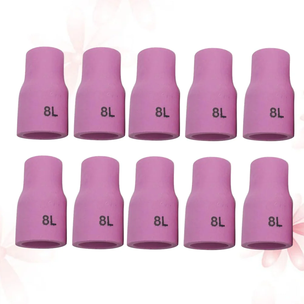 10 قطعة فوهات لحام قوس الأرجون السيراميك منخفضة حرق فقدان دائم 53n61sl Tig فوهة لحام لسلسلة 17cb20g 17gl المهنية