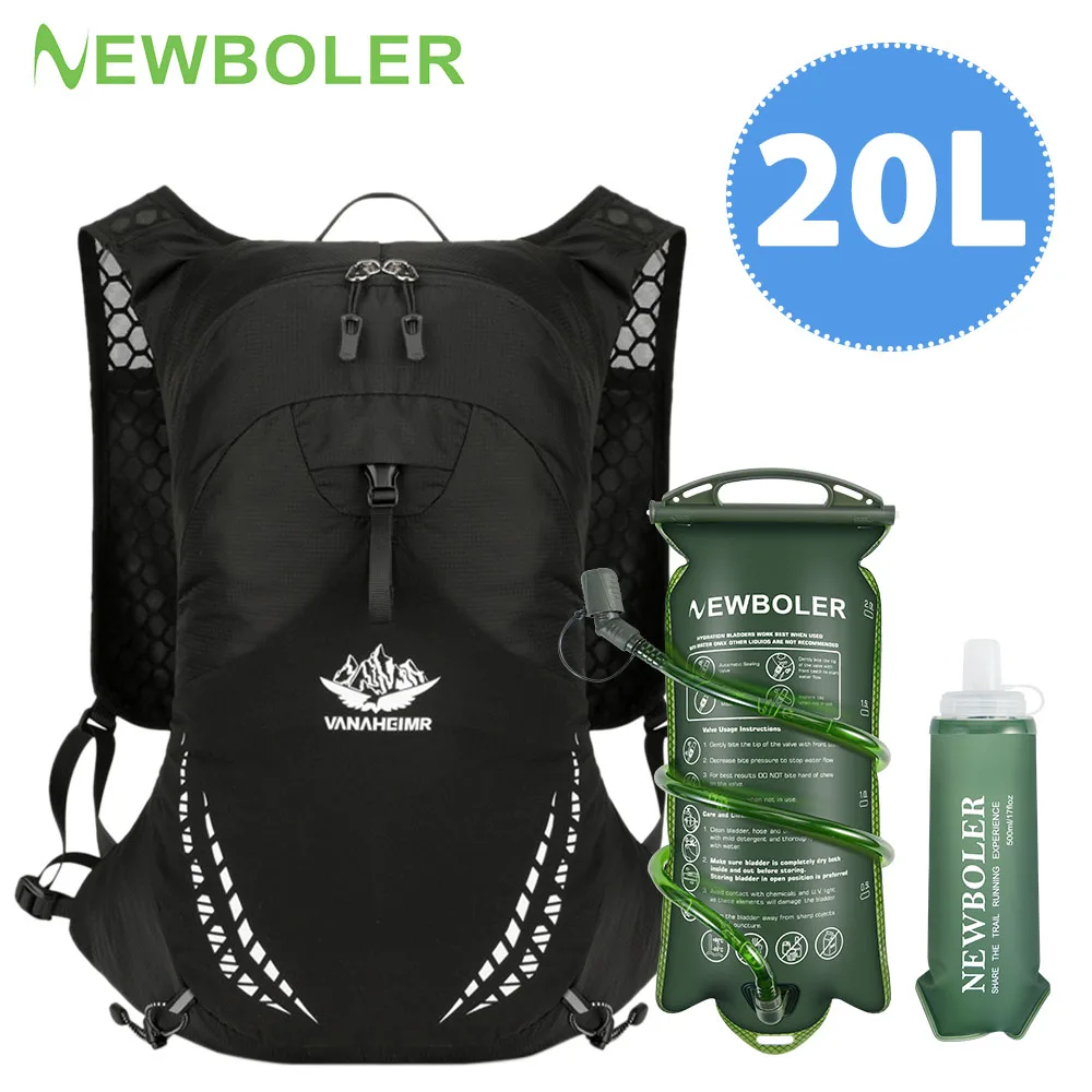 

20L Breathable Hydration Vest Trail Running Backpacks Lightweight Cycling Run Jogging Marathon Backpack Riding Bike Climbing Bag