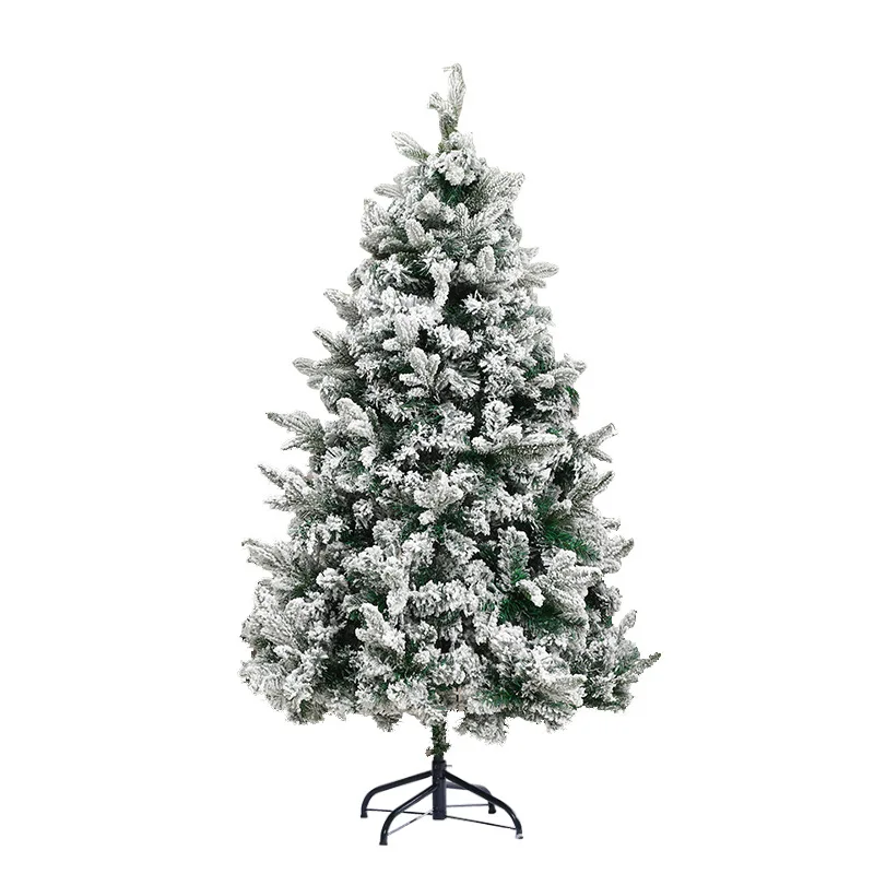 

Christmas cedar tree flocking encryption 1.8 meters white decoration Christmas tree falling snow large scene layout 3 meters
