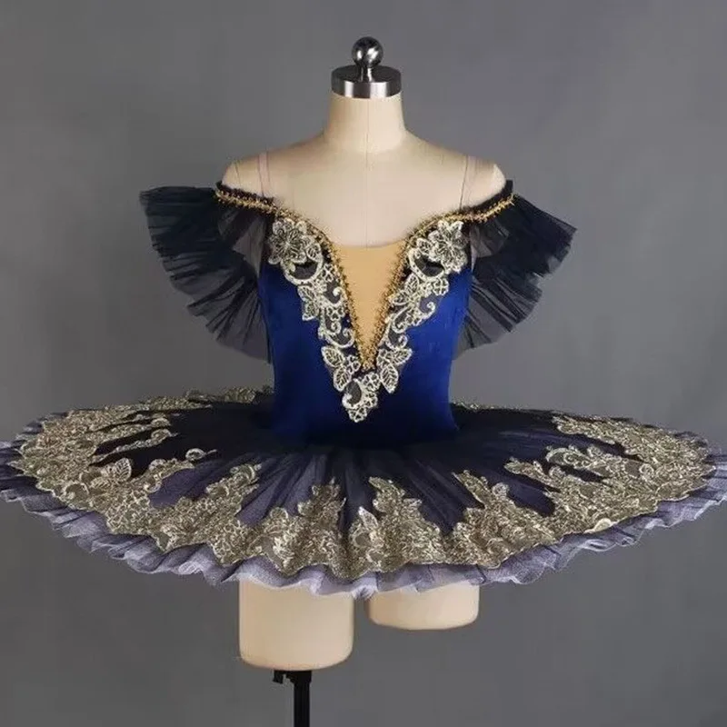 زي باليه بانكيك للأطفال ، وردي ، أزرق ، أحمر ، أبيض ، بحيرة البجعة ، توتو احترافي ، أميرة ، بنات ، فستان حفلة راقصة باليه