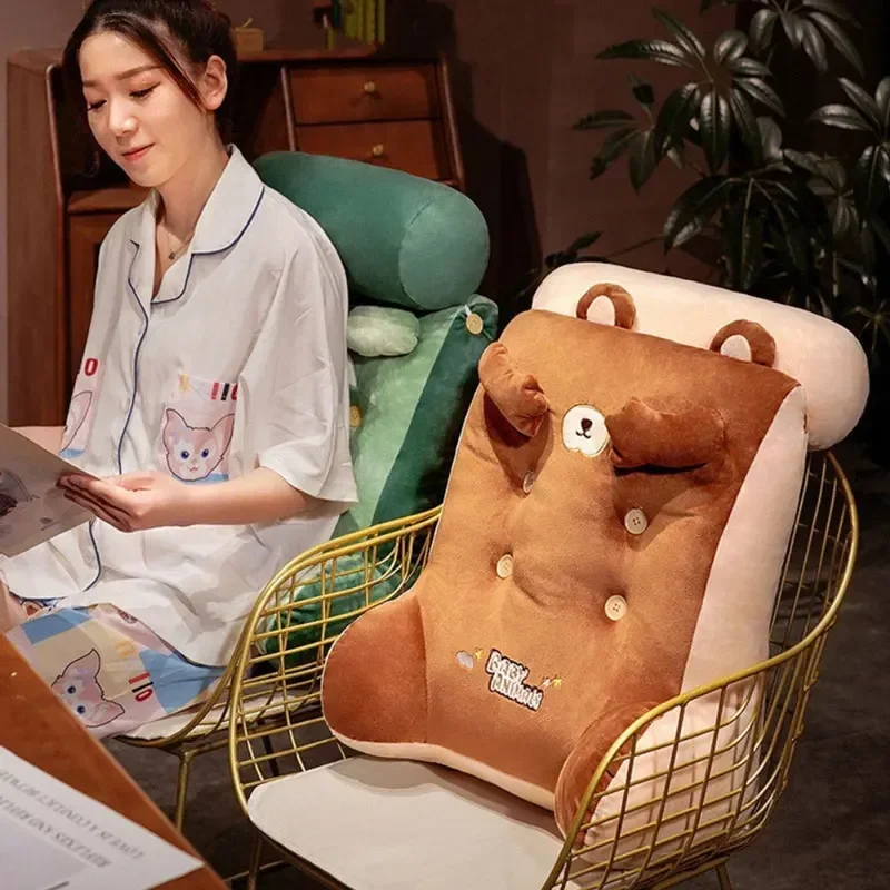 Anime Cartoon Reading Pillow Bedside Soft Large Backrest Waist Chair Cushion Dormitory Bed Back Cushion Office Sofa Throw Pillow