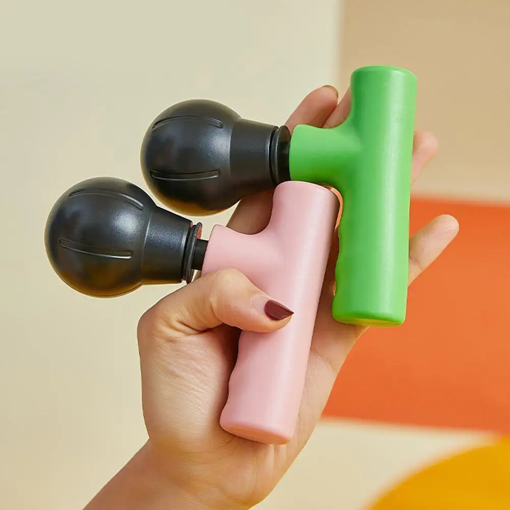 جديد مريح فآسيا صغير بندقية USB شحن العضلات الاسترخاء عالية التردد الاهتزاز اللياقة البدنية مدلك