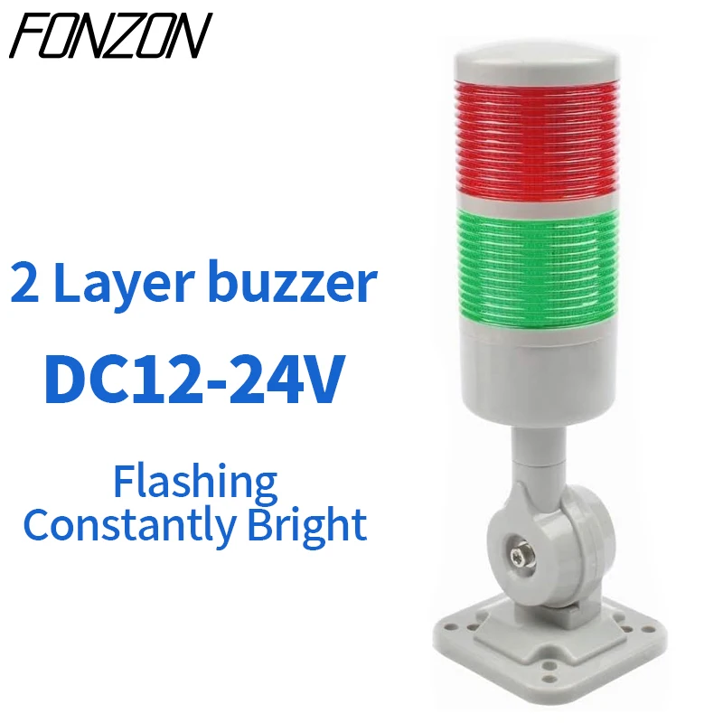 Led Signaaltoren Stack Lights CNC Machine DC12-24V AC220V Stabiel Knipperlicht Industriële Signaal Waarschuwingslichten Zoemer