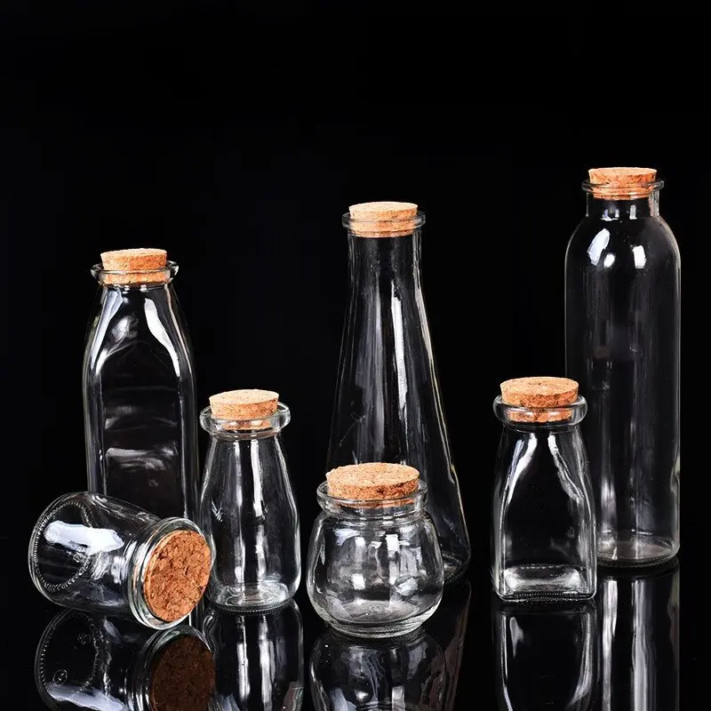 Multipurpose Glass Bottles Wishing Glass Jars Wishing Bottles with Corks Multipurpose Glass Bottles with Corks