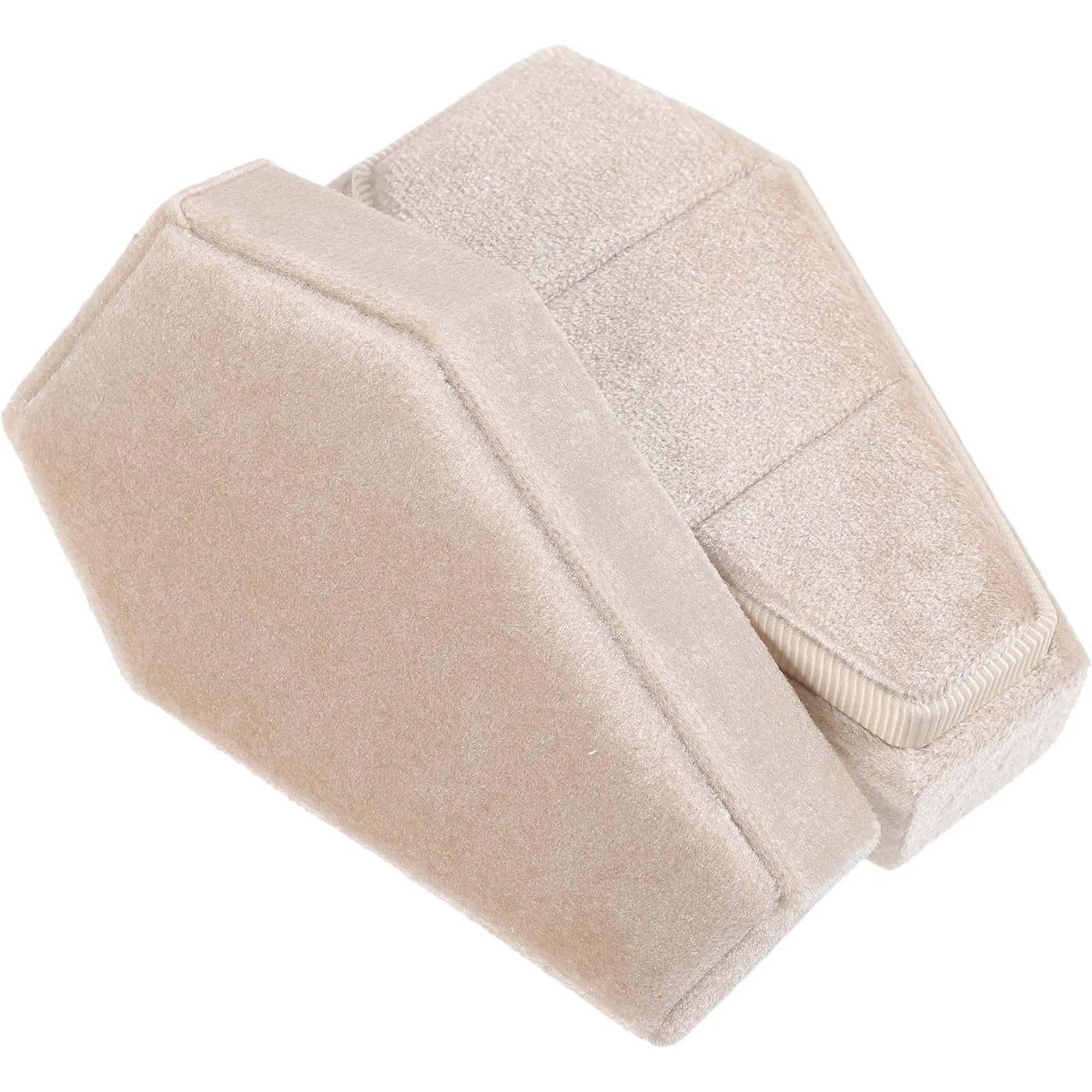 

Готическая шкатулка-гробик для украшений, маленькая, с гладкой поверхностью, изысканным интерьером, органайзер для ожерелий, колец, серег, декор для Хэллоуина