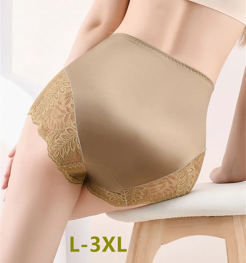 Majtki damskie wycięte koronkowe ropa de mujer z wysokim stanem plus-size lenceria sexys para mujer fina spodenki kopertowe bielizna tylko dla fanów