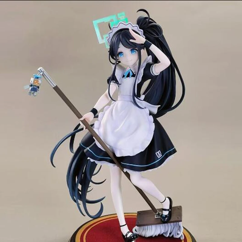 

Синяя архивная фигурка Tendou Arisu Alice Maid, фигурки героев из ПВХ, стиль для чистки, милая коллекция мультфильмов, игрушка, орнамент, подарки для друзей