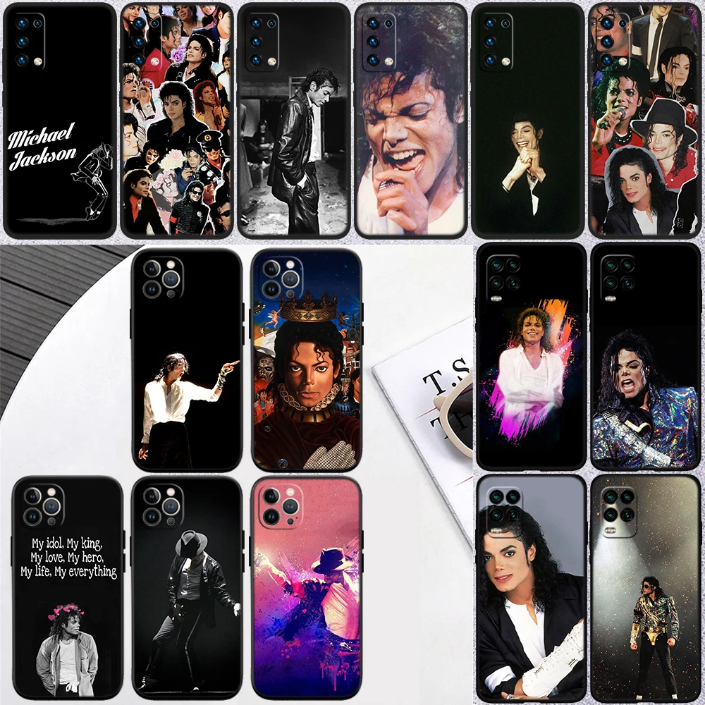 M-Michael J-Jackson Handyhülle für Samsung Galaxy A52S A53 A55 A56 A70 A71 A72 A73 F06 F16 F56 S10e S10 S10+ Plus