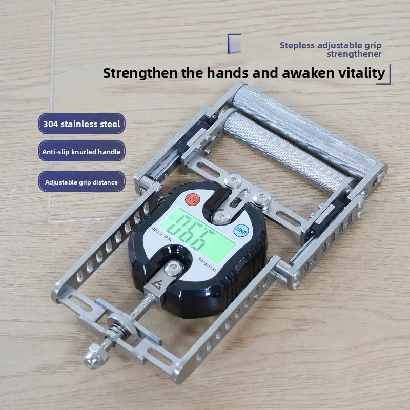 

Ручка из нержавеющей стали с интервалом бесконечно регулируется для мужской силы рук, подсчет оборудования для силовых тренировок пальцев