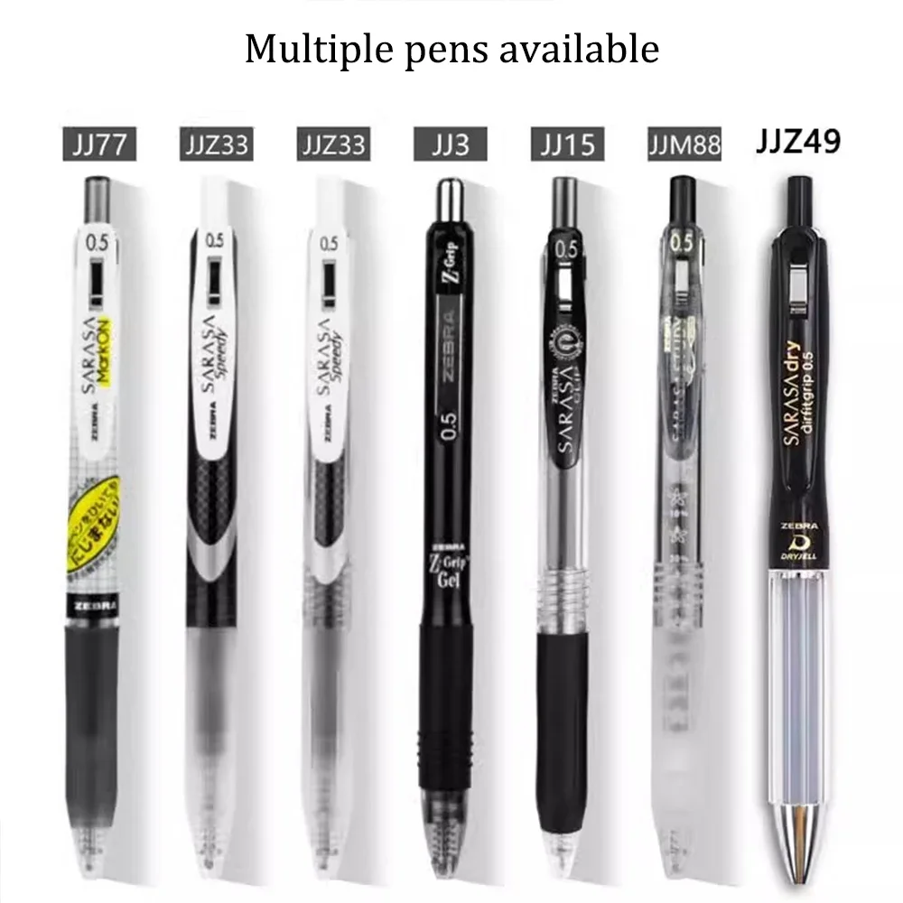 اليابان زيبرا جل القلم الأساسية السلس السلس وسريعة الجافة الصحافة الملء JLV-0.5 الأساسية استبدال الأساسية مناسبة ل JJ15/JJZ33/JJZ49 #5