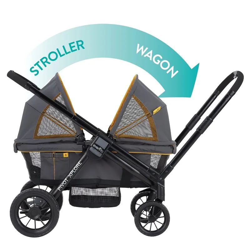 Pivot Xplore All-Terrain Stroller Wagon (Adventurer Gray)