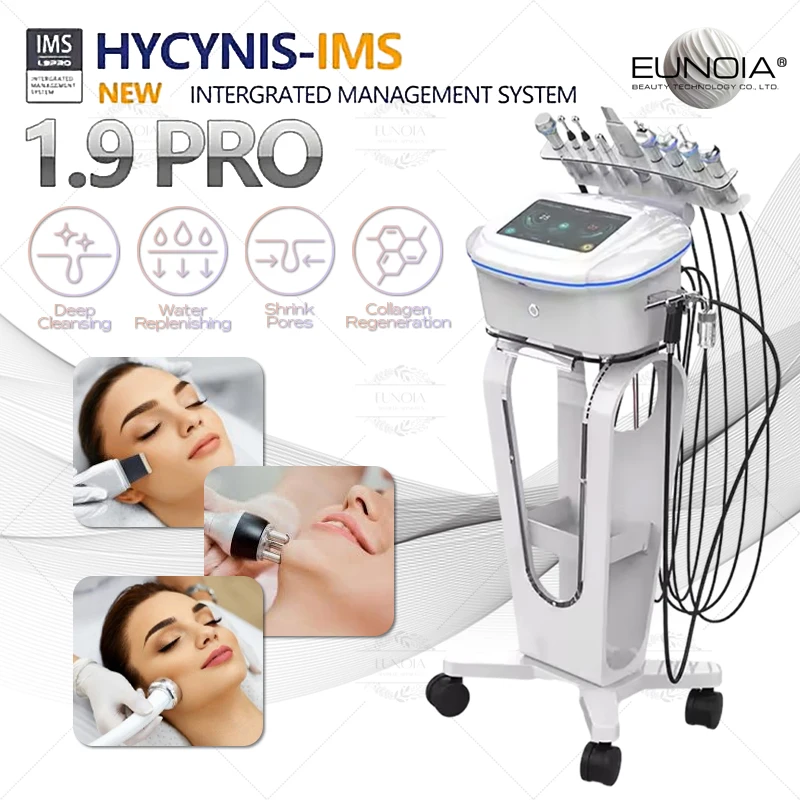 Korea HYCYNIS IMS 1.9 Pro 10 in 1 Skin Management Device Ultrasound Face Lifting Micro Current Facial Massage Skin Rejuvenation