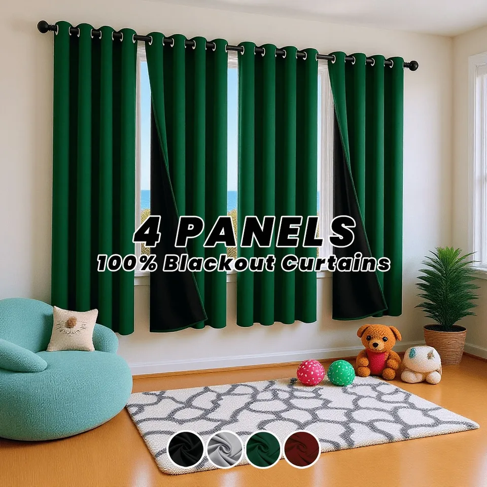 Heavy Duty Thermal Insulated Blackout Curtains