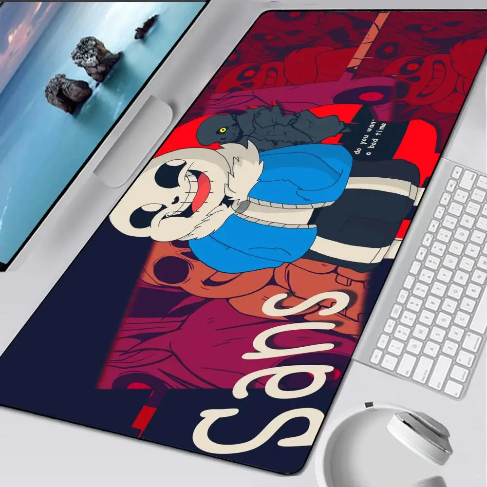 Podkładka pod mysz Undertale Sans Frisk, gumowa mata, podkładka pod laptopa XXL, podkładka pod mysz do notebooka, akcesoria dla graczy, na stół komputerowy, do gier