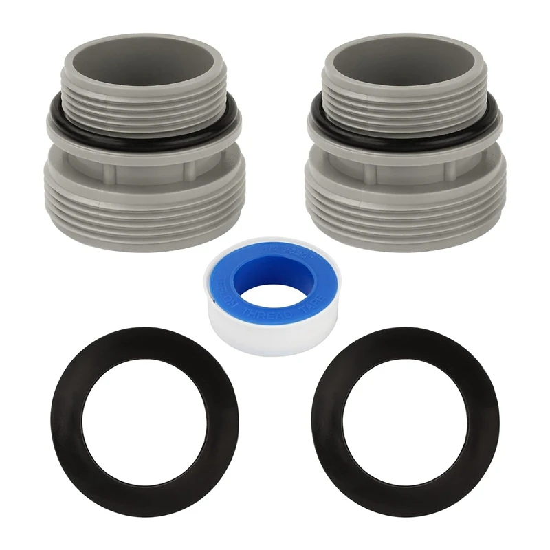 Pool Hose Connector 1 1/4Inch To 1 1/2Inch, Filters,Heat Pumps To 1 1/2 Inch Hose With Screw-On Nut