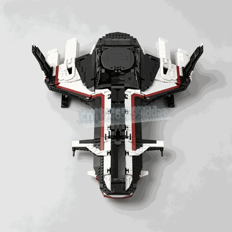 2310PCS Futuristic Space Exploration Starship Building Blocks Sci Fi Vehicle Model Creative DIY Assembly Collection Display Toy