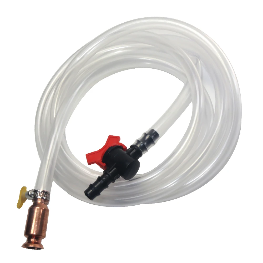 

3m 2m 1m Self Suction Oil Pump Copper Filler Pipe Manual Pumping Oil Pipe Fittings Siphon Connector Fuel Water Shaker Siphon