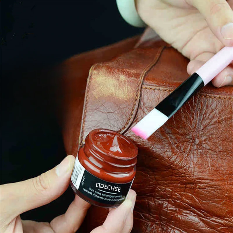 Car Leather Vinyl Repair Kit Leather Paint Cleaner for Auto Seat Sofa Leather Repair Coats Holes Scratch Cracks No Heat Liquid