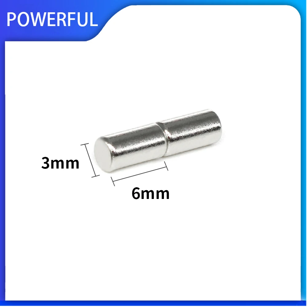 

20/50/100/500/1000PCS 3x6 Small Search Minor Magnet 3mm x 6mm Bulk Round Neodymium Magnets 3x6mm Disc Magnets strong 3*6 mm