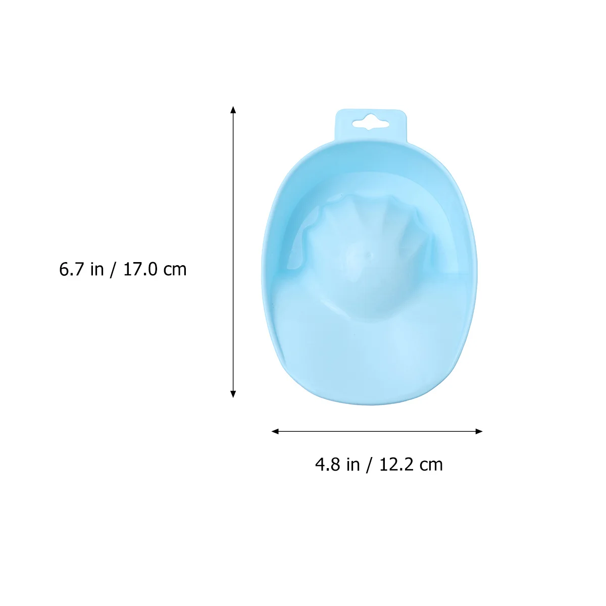 1개입 트레이 매니큐어 아트 소킹 트리트먼트 듀얼 네일 소킹 볼 핸드 스파 도구 큐티클 제거 온수 소킹 트레이 네일 케어