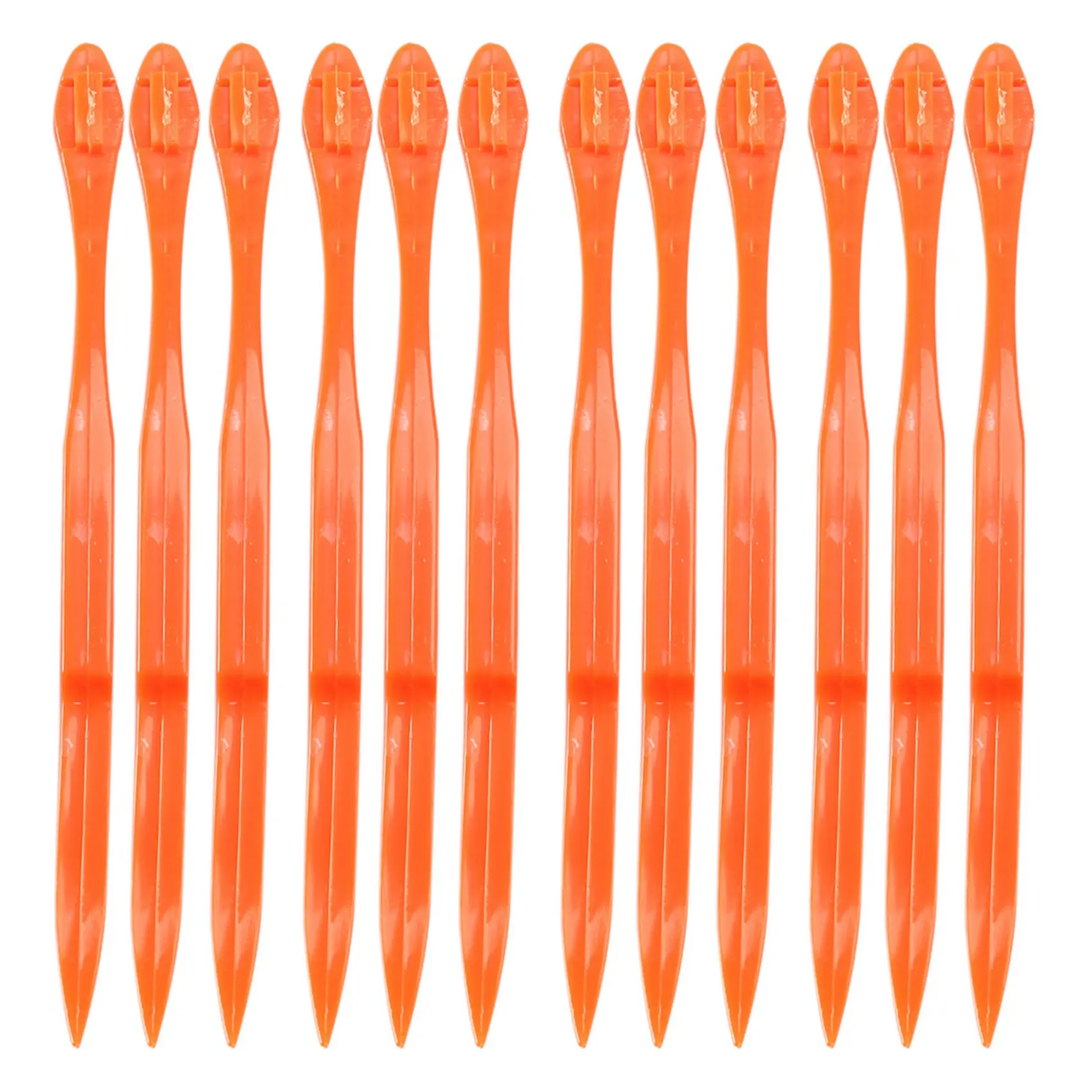 ABBY-12PCS Easy Orange Citrus Peeler In Bright Orange Color Kitchen Tool