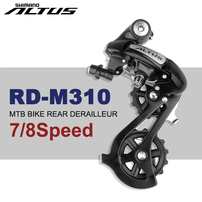 SHIMANO RD-M310 7/8 Speed Rear Derailleur Groupset 8 Speed 11-32T Flywheel Chain Derailleur set HG40 HG71 X8PL Chains Bike Kit