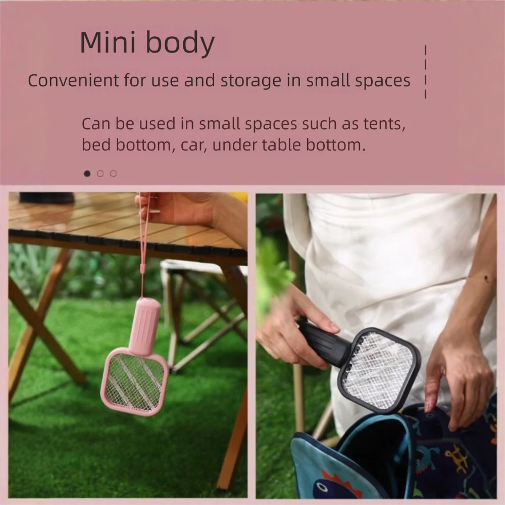 Мини-USB мухобойка от комаров, электрический шок, УФ-свет, лампа от комаров, защитная сетка, простая ракетка от насекомых, уличная