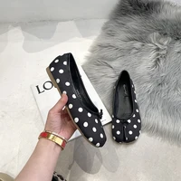 2025 Polka Dot Women Retro Flats Mocasines Ballerina Shoe Japanese Style Tabi Ninja Shoes Split Hoof Toe Boat Shoes Female shoes - Image 3