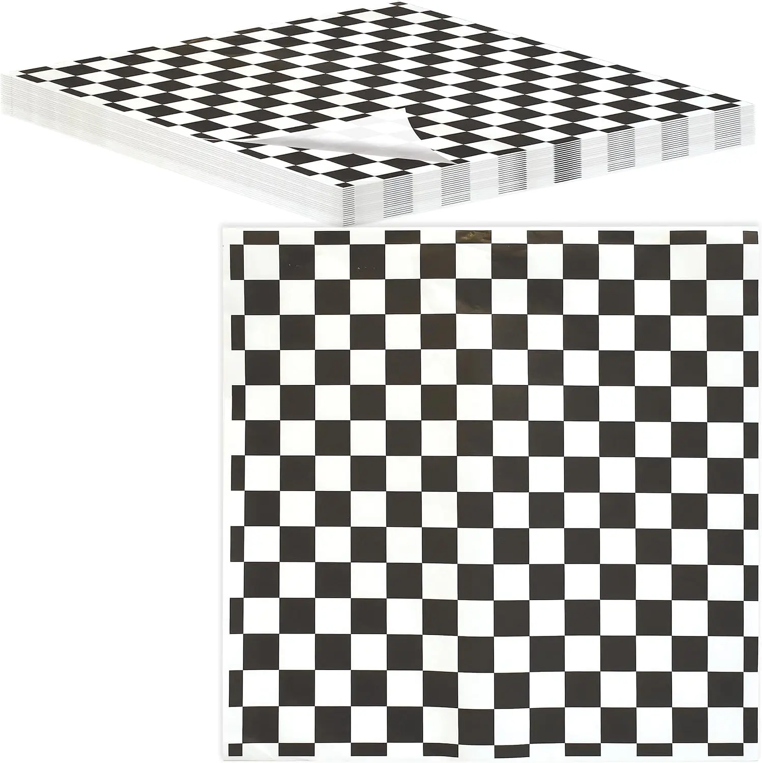 

Бумага для упаковки продуктов, 300 штук, особо крупные клетчатые листы, 15 x 15 дюймов, для деликатесов