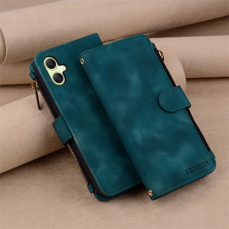 

Чехол A07 A06 для Samsung Galaxy A06 Чехол Galaxy A07 Кожаный флип-кошелек Coque для Samsung A06 Чехол A 06 5G Fundas Shell