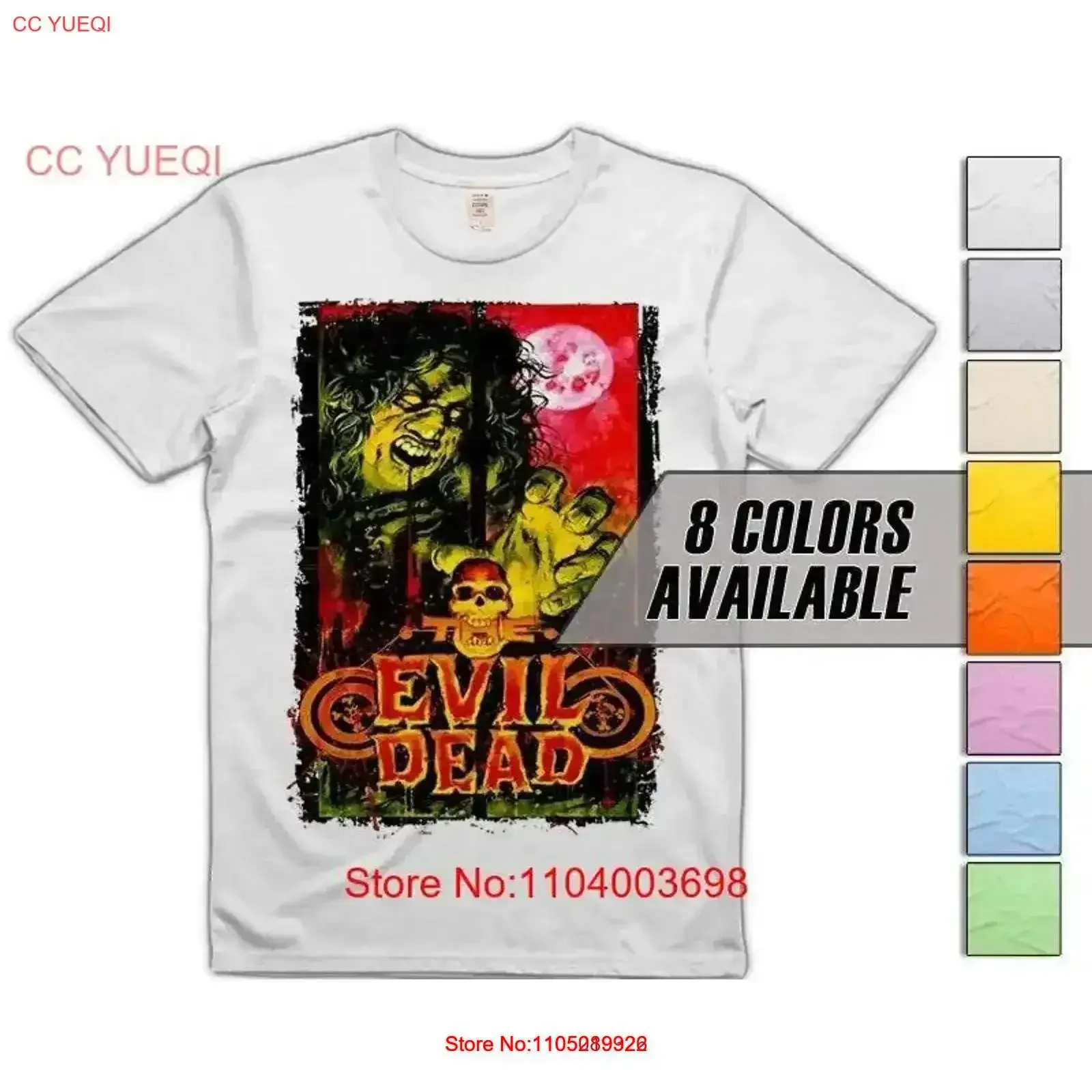 

The Evil Dead V10 Men's T Shirt all sizes S 5XL 8 Colors available vintage Washed Versatile Top For Everyday Wear vintage