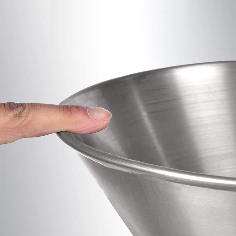 Manual Filling Machine Stainless Steel Large Diameter Feeding Hopper Packaging Vacuum Bag Oil Proof Sub-Packing Machine Funnel