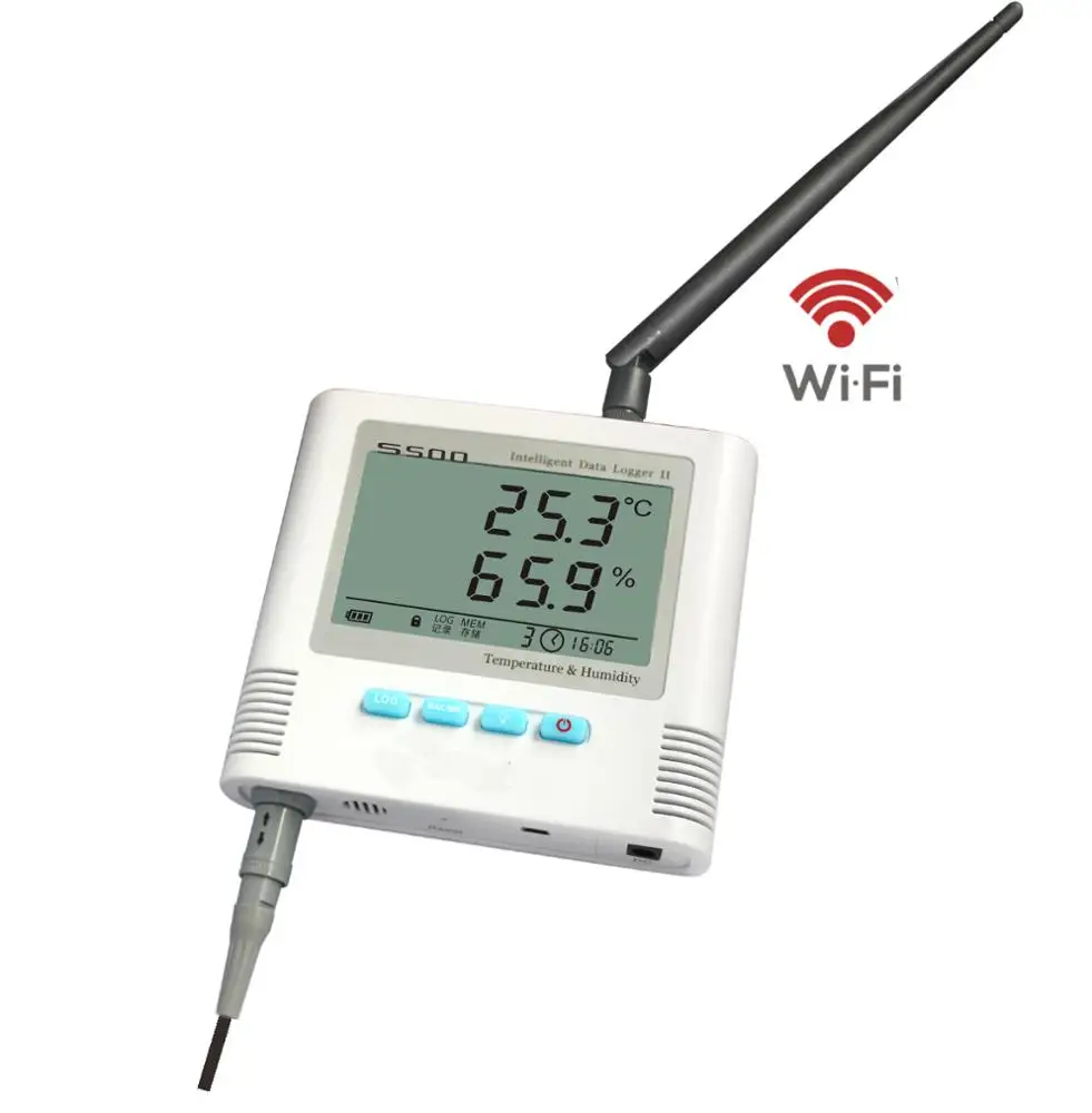 S500-TH-WIFI wifi wireless temperature and humidity data logger with SMS alarm for warehouse thermometer hygrometer