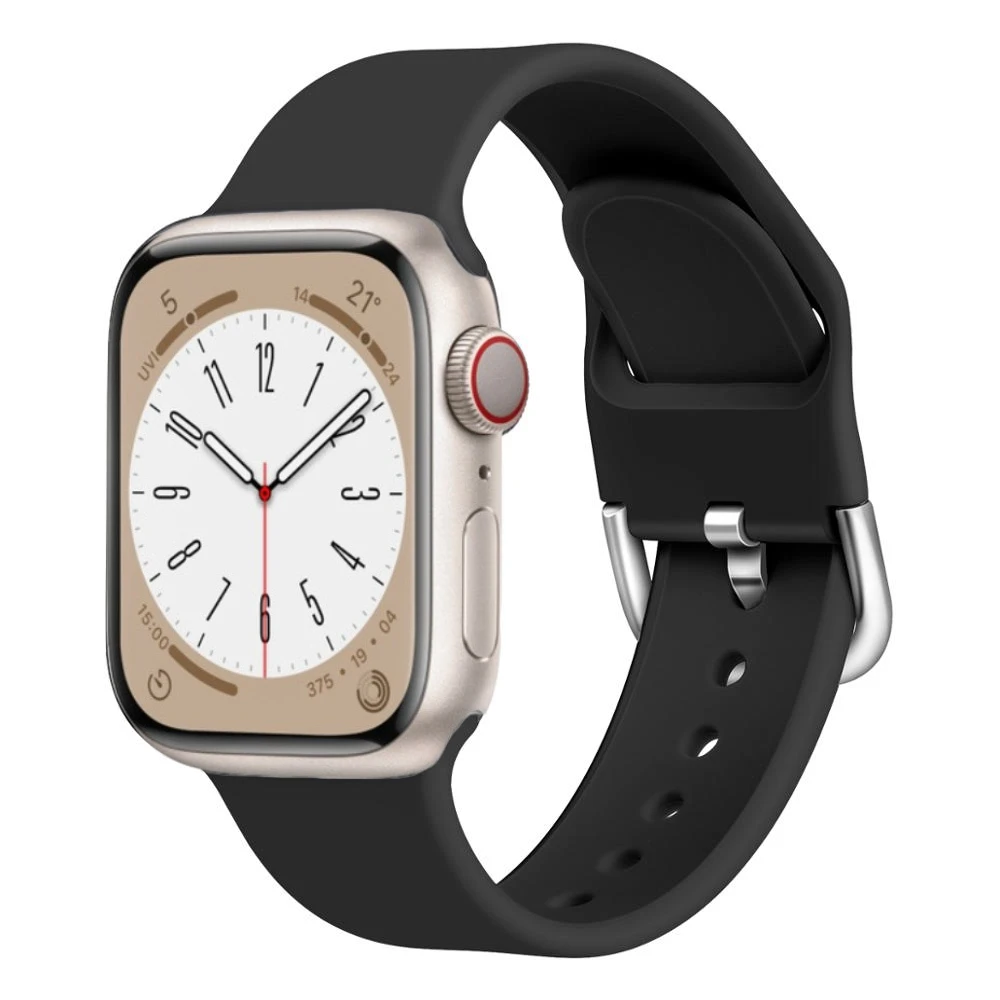 Nieuwe Siliconen Band Voor Apple Watch Ultra/2 49Mm 10 42Mm 46Mm 9 8 7 6 5 4 Se 45Mm 41Mm 40Mm 44Mm Band Armband Iwatch 3 38Mm 42Mm