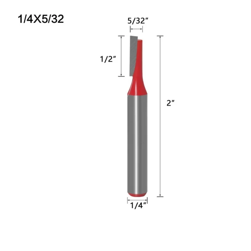 Practical Useful Brand New Industrial Router Bit Set Accessories Double Flute 1/4inch Shank 45# Steel For Wood Kit