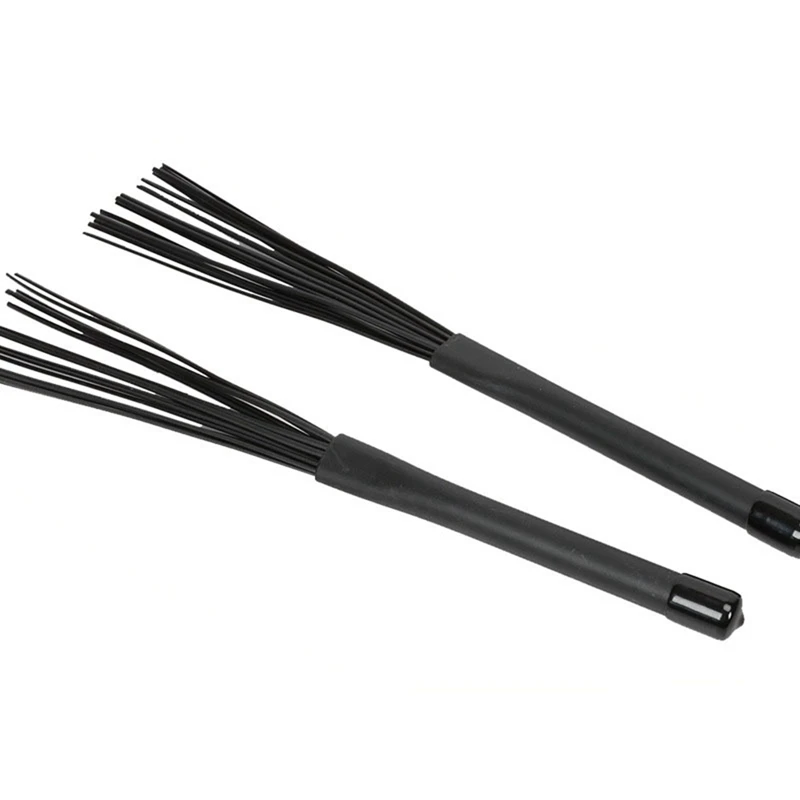 فرشاة سلكية قابلة للسع بمقبض مطاطي مريح ، عصا طبلة