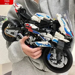 Model Simulation Building Block Motorcycle Assembly Expert Building Block Motorcycle Model Puzzle Building Block Toy Boy Gifts