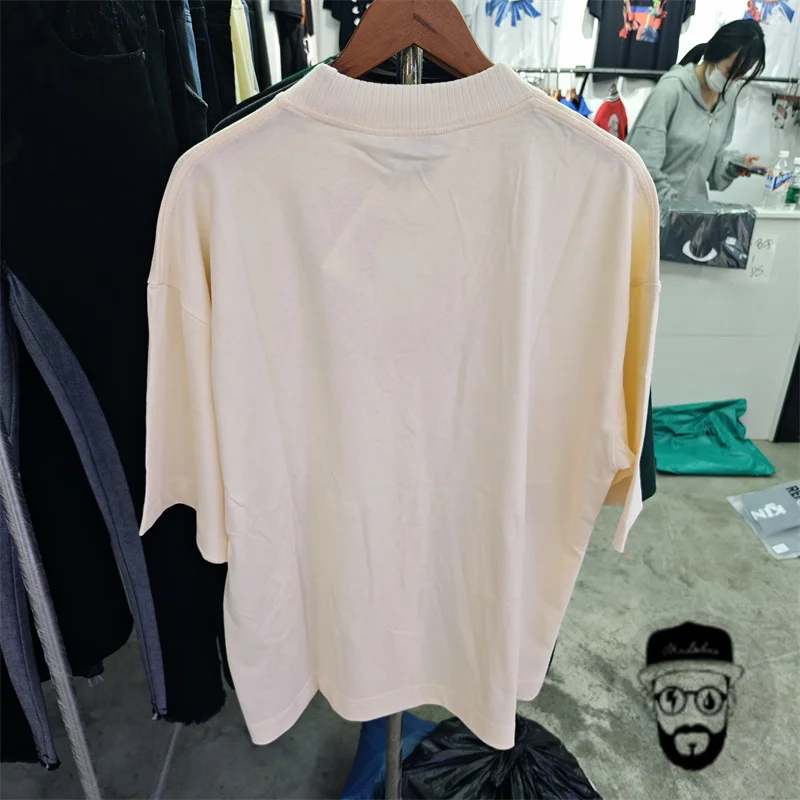 High quality pure cotton house of errors letter embroidery men's T-shirt oversized loose top tee