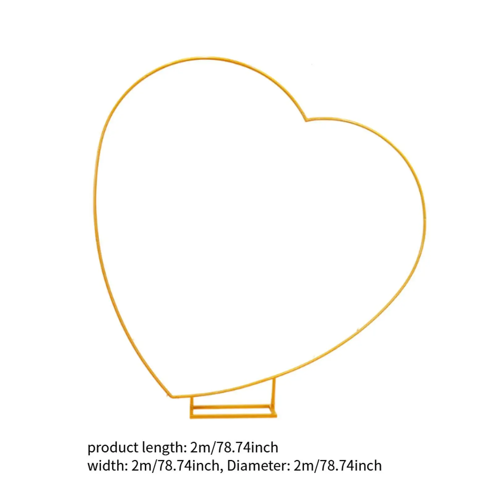 

Металлическая арка-стойка для стола в форме сердца, декоративная рама для венков, домашний декор с зажимами для украшения банкетов, свадеб, дней рождения, детских праздников