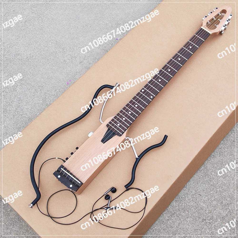 Genuine Silent Acoustic Guitar 39 Inch High-end Portable Travel Acoustic Guitar Backing Track Input