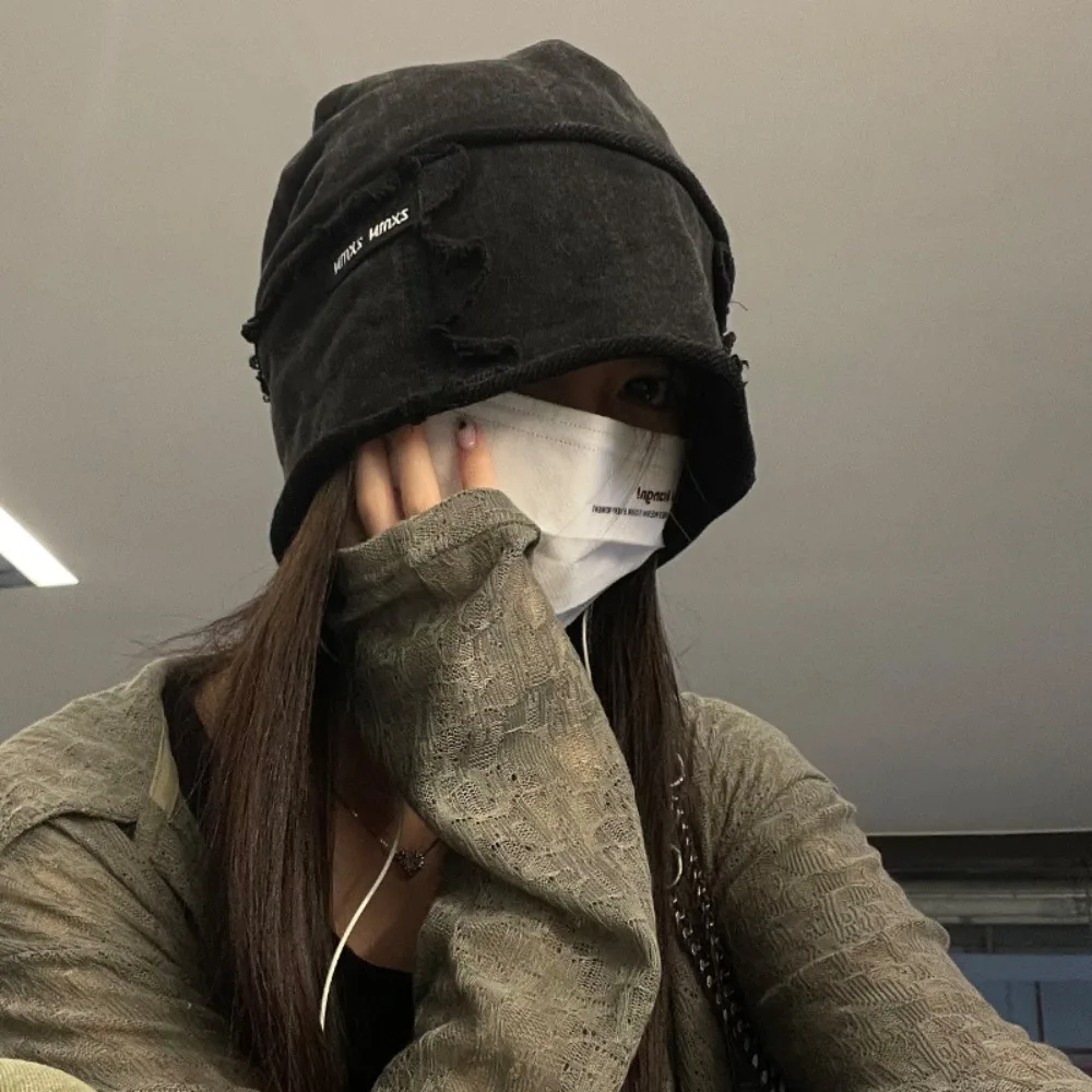 قبعة قطنية سميكة للرجال والنساء ، بونيه مقاوم للبرد ، بلون واحد ، قبعة مرنة ، غسلها ، الموضة