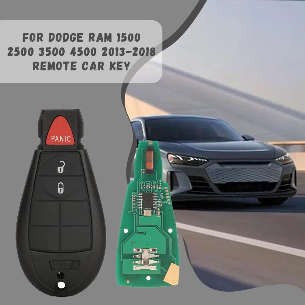 

Для Dodge Ram 1500 2500 3500 4500 (2013-2018 гг.) 3/4/5 ключей с дистанционным управлением, автомобильный ключ, интеллектуальный чехол для автомобильного ключа, дистанционный ключ