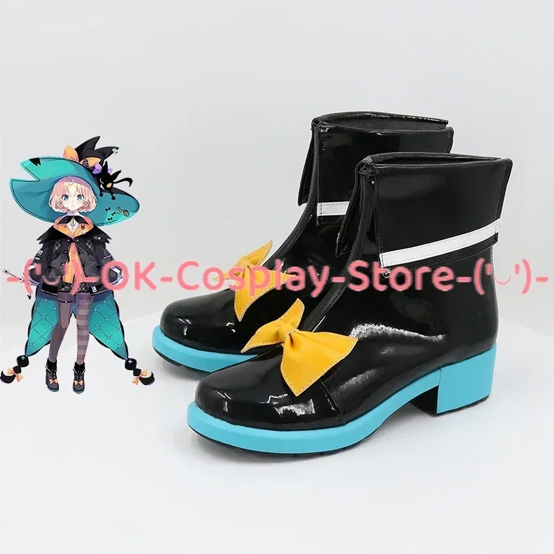 Millie Parfait Cosplay Shoes Vtuber Cosplay Props PU Leather Shoes Halloween Carnival Boots Custom Made